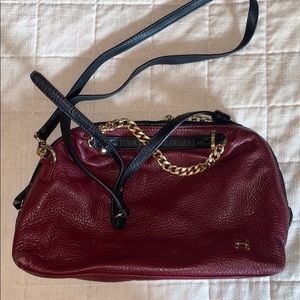 Two toned crossbody bag